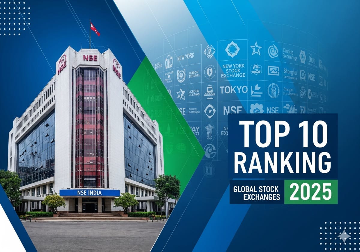 India NSE among world top 10 stock exchanges 2025 ranking
