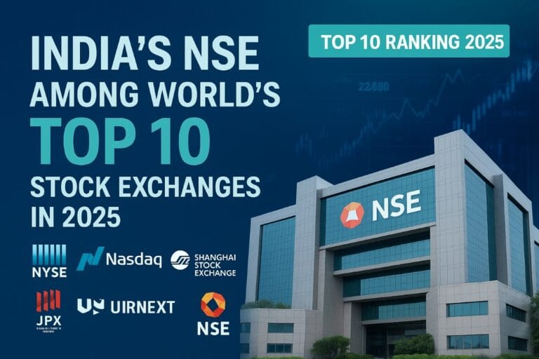 India’s NSE Joins World’s Top 10 Stock Exchanges in 2025 8 India NSE among world top 10 stock exchanges 2025 ranking