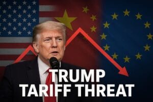 Trump tariff threat global market crash 2025