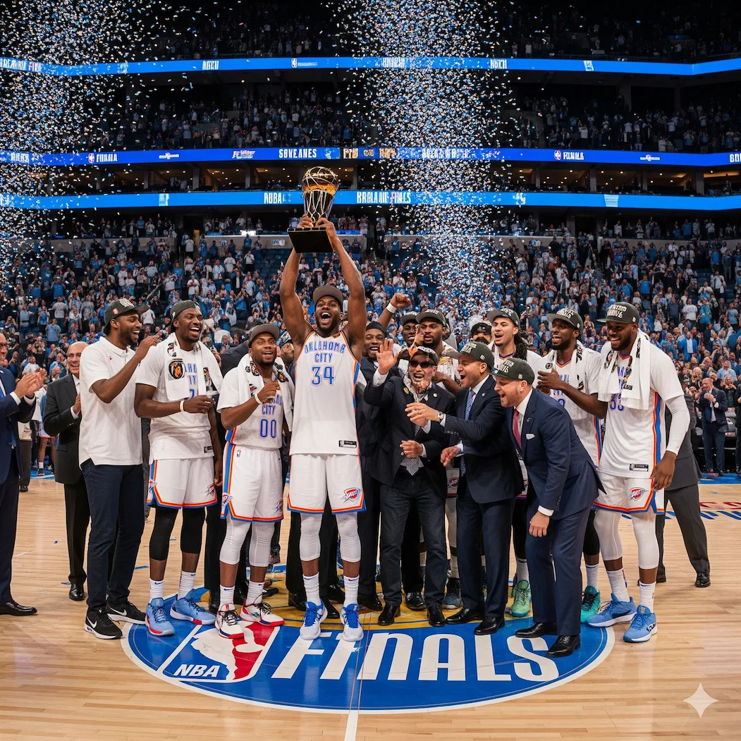 Oklahoma City Thunder Clinch First NBA Championship 2 Oklahoma City Thunder ends 46-year championship drought with historic 2025 NBA Finals victory