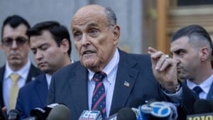 Rudy Giuliani being treated after car crash in New Hampshire