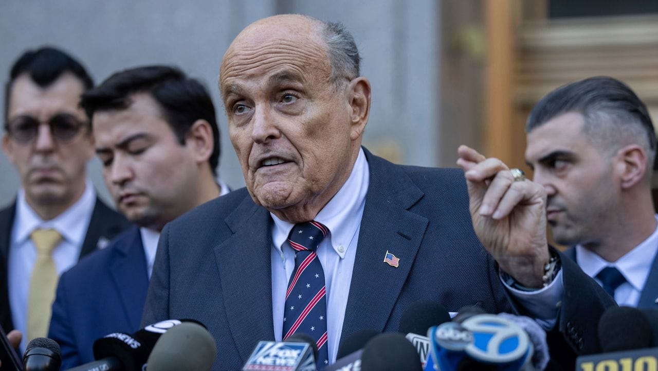 Rudy Giuliani Hospitalized After Car Crash Sparks Online Speculation 1 Rudy Giuliani being treated after car crash in New Hampshire