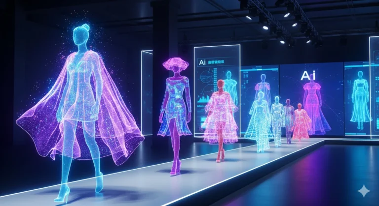 Shocking AI-Driven Fashion Trends in 2025 You Can’t Ignore 5 Futuristic runway showcasing AI-driven fashion trends in 2025