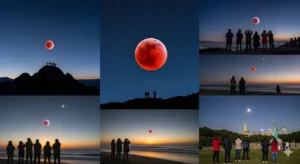 Blood Moon eclipse 2025 with total lunar eclipse visible worldwide