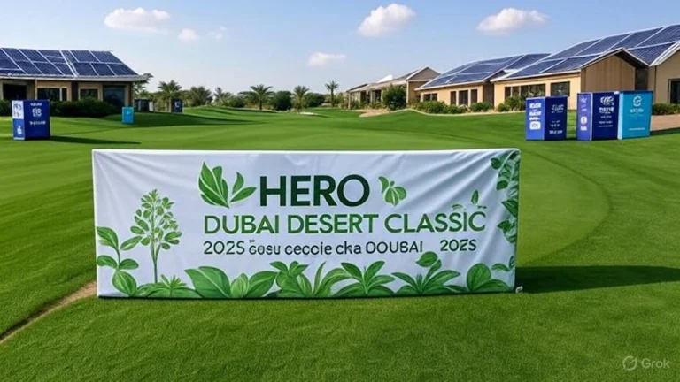 Global Sustainability Challenge at Dubai Desert Classic 2025 7 Hero Dubai Desert Classic 2025 launches Global Sustainability Challenge with Deloitte