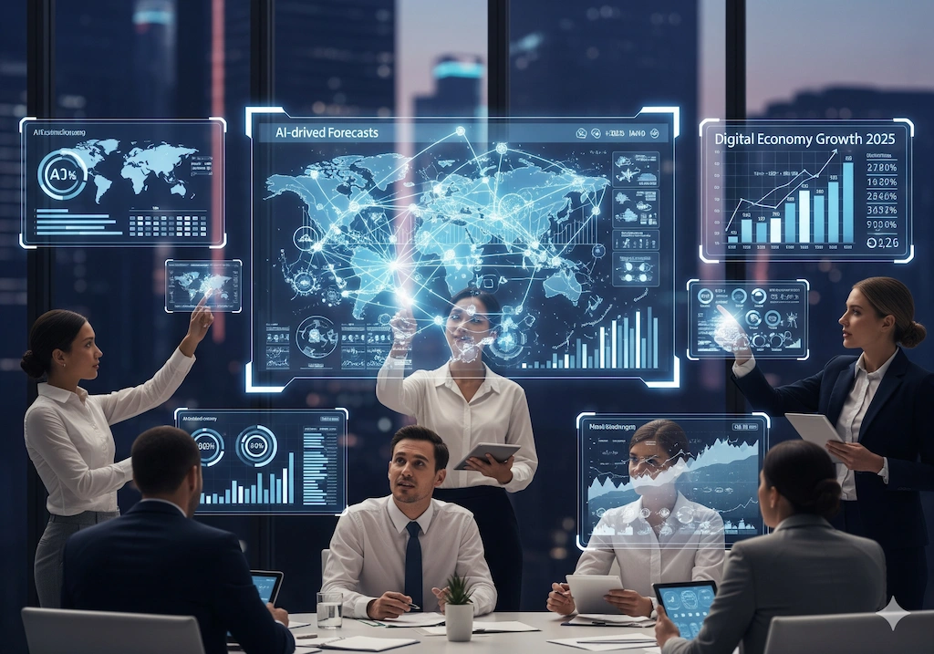 Global Economy 2025 Thriving: Shocking Outlook and Trends 2 Business and AI-driven economy growth trends in 2025