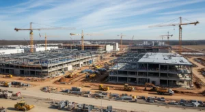 Hyundai Georgia Plant construction site in Bryan County USA