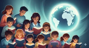International Literacy Day 2025 focusing on books, digital learning, and equality
