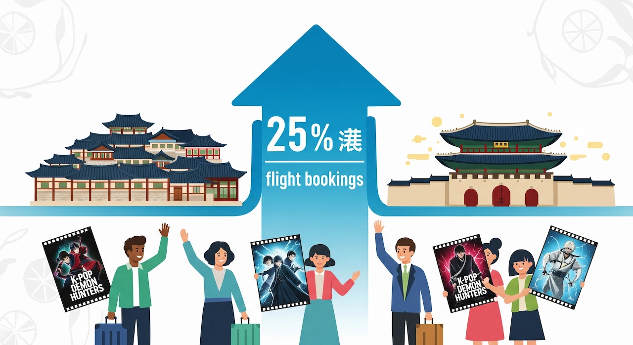 Epic K-Pop “Demon Hunters” Sparks Global Travel Boom 1 K-Pop Demon Hunters boosts global travel to South Korea with iconic cultural landmarks and surge in bookings.