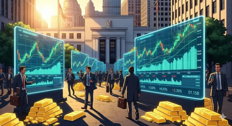 Markets React as Fed Signals Possible Rate Cuts 9 Markets react as Fed signals possible rate cuts with stocks rising and gold prices surging
