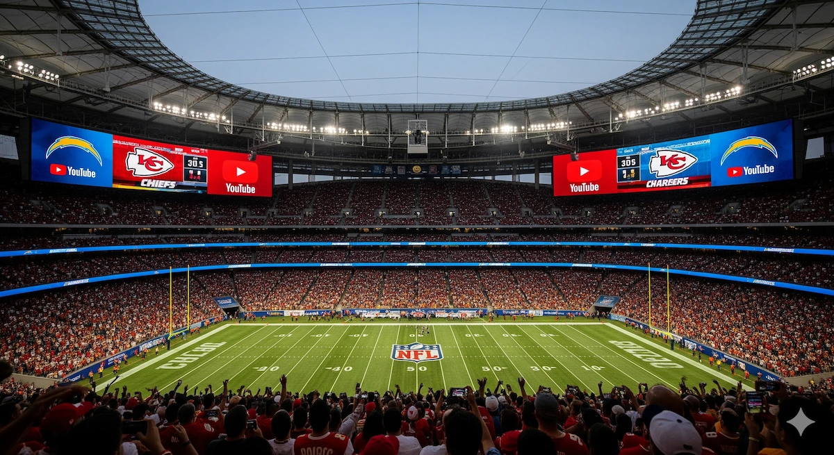 Record-Breaking YouTube NFL Viewership Soars 17M Globally 1 Record-Breaking YouTube NFL Viewership hits 17M worldwide during Chiefs vs Chargers game.
