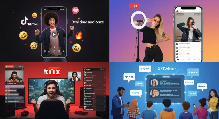 Social Media Trends & Content Styles in 2025: A Powerful Shift 8 Creators and users engaging with Social Media Trends in 2025