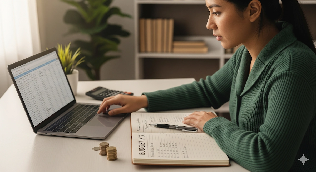 Budgeting for Beginners: A Complete Guide to Managing Your Money 2 Budgeting for Beginners, A financial spreadsheet on a laptop showing a zero-based budget, with all income and expenses balancing to zero.