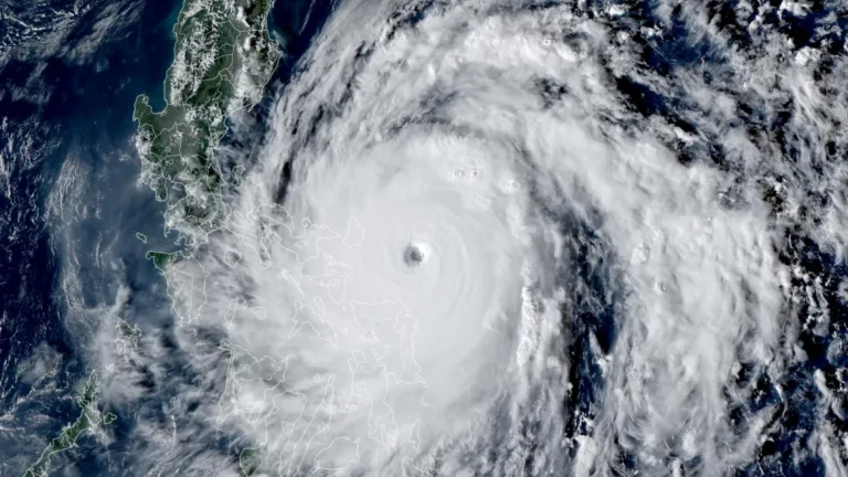 Devastating Super Typhoon Ragasa Devastates Asia in 2025 2 Satellite image of Super Typhoon Ragasa’s eye over the Western Pacific in 2025.
